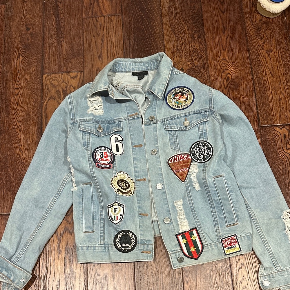 RD Style Light Blue Denim Jacket